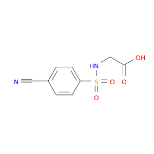 2-(4-Cyanobenzenesulfonamido)acetic acid