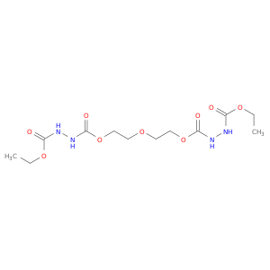 5,8,11-Trioxa-2,3,13,14-tetraazapentadecanedioicacid, 4,12-dioxo-, diethyl ester (9CI)