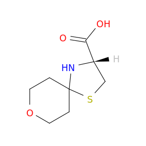 8-Oxa-1-thia-4-azaspiro[4.5]decane-3-carboxylic acid, (R)-
