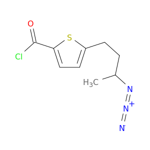 2-Thiophenecarbonyl chloride, 5-(3-azidobutyl)-