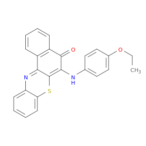5H-Benzo[a]phenothiazin-5-one, 6-[(4-ethoxyphenyl)amino]-