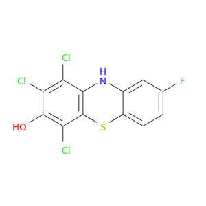 10H-Phenothiazin-3-ol, 1,2,4-trichloro-8-fluoro-