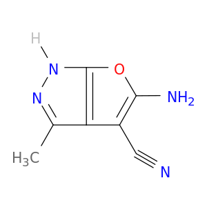 1H-Furo[2,3-c]pyrazole-4-carbonitrile, 5-amino-3-methyl-