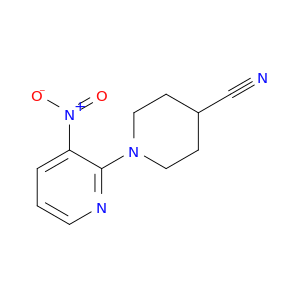 1-(3-NITRO(PYRIDIN-2-YL))PIPERIDINE-4-CARBONITRILE