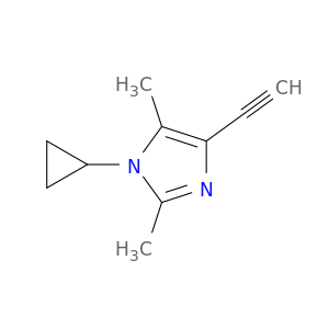 1-环丙基-4-乙炔基-2,5-二甲基-1H-咪唑