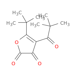 2,3-Furandione, 5-(1,1-dimethylethyl)-4-(2,2-dimethyl-1-oxopropyl)-