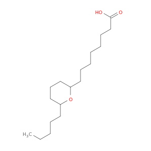 2H-Pyran-2-octanoic acid, tetrahydro-6-pentyl-