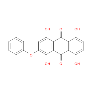 9,10-Anthracenedione, 1,4,5,8-tetrahydroxy-2-phenoxy-