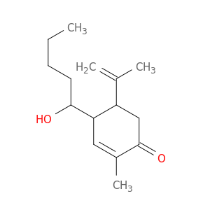 2-Cyclohexen-1-one, 4-(1-hydroxypentyl)-2-methyl-5-(1-methylethenyl)-