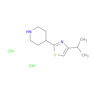 4-[4-(propan-2-yl)-1,3-thiazol-2-yl]piperidine dihydrochloride