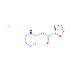 1-(furan-2-yl)-2-(morpholin-3-yl)ethan-1-one hydrochloride
