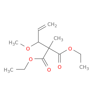 Propanedioic acid, (1-methoxy-2-propenyl)methyl-, diethyl ester