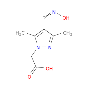 2-{4-[(羟基亚氨基)甲基]-3,5-二甲基-1H-吡唑-1-基}乙酸