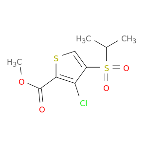 3-氯-4-(异丙基磺酰基)噻吩-2-羧酸甲酯