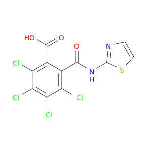 Benzoicacid, 2,3,4,5-tetrachloro-6-[(2-thiazolylamino)carbonyl]-