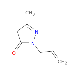 3H-Pyrazol-3-one, 2,4-dihydro-5-methyl-2-(2-propenyl)-