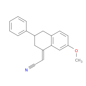 2-(7-Methoxy-3-phenyl-3,4-dihydronaphthalen-1(2H)-ylidene)acetonitrile
