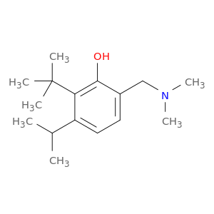 2-tert-butyl-6-[(dimethylamino)methyl]-3-(propan-2-yl)phenol
