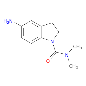 1H-Indole-1-carboxamide, 5-amino-2,3-dihydro-N,N-dimethyl-