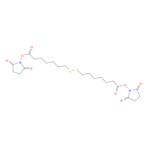 2,5-Pyrrolidinedione, 1,1'-[dithiobis[(1-oxo-7,1-heptanediyl)oxy]]bis-