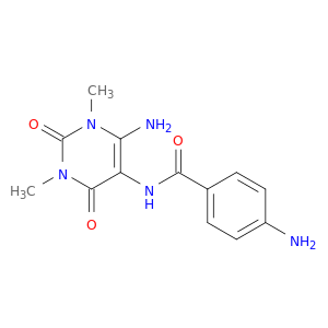 Benzamide,4-amino-N-(6-amino-1,2,3,4-tetrahydro-1,3-dimethyl-2,4-dioxo-5-pyrimidinyl)-