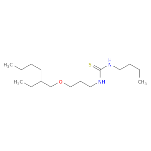 Thiourea, N-butyl-N'-[3-[(2-ethylhexyl)oxy]propyl]-