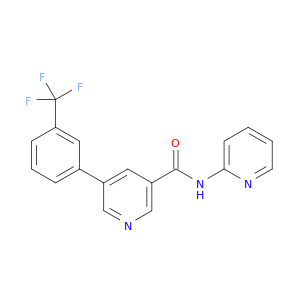 3-Pyridinecarboxamide,N-2-pyridinyl-5-[3-(trifluoromethyl)phenyl]-