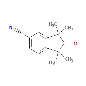 1H-Indene-5-carbonitrile, 2,3-dihydro-1,1,3,3-tetramethyl-2-oxo-