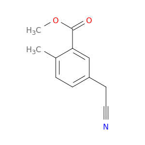 methyl 5-(cyanomethyl)-2-methylbenzoate