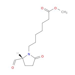 1-吡咯烷酸,2-甲酰基-5-氧代-,甲酯,(R)-