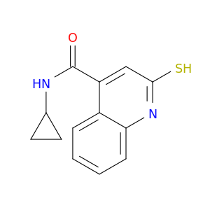 N-Cyclopropyl-2-sulfanylquinoline-4-carboxamide