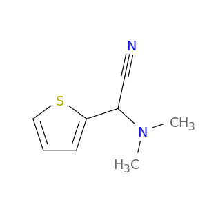 2-(二甲氨基)-2-(噻吩-2-基)乙腈