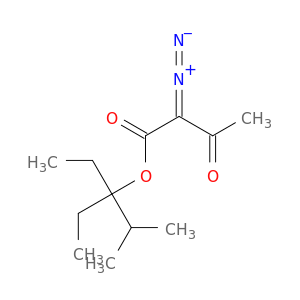 Butanoic acid, 2-diazo-3-oxo-, 1,1-diethyl-2-methylpropyl ester