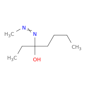 3-Heptanol, 3-(methylazo)-