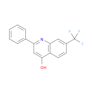 4-Quinolinol, 2-phenyl-7-(trifluoromethyl)-