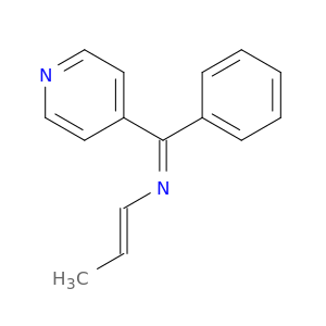 1-Propen-1-amine, N-(phenyl-4-pyridinylmethylene)-, (E,Z)-