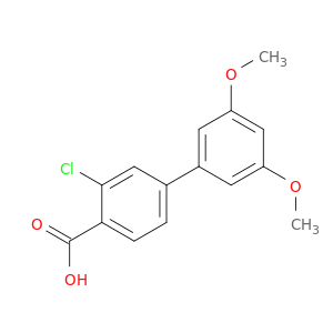 3-Chloro-3',5'-dimethoxy-[1,1'-biphenyl]-4-carboxylic acid