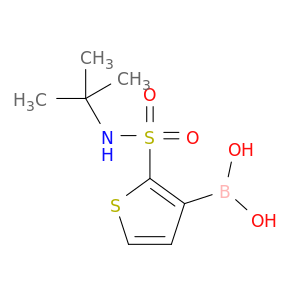 硼酸,B-[2-[[(1,1-二甲基乙基)氨基]磺酰基]-3-噻吩基]-