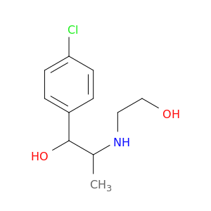 1-(4-chlorophenyl)-2-[(2-hydroxyethyl)amino]propan-1-ol