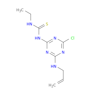Thiourea, N-[4-chloro-6-(2-propenylamino)-1,3,5-triazin-2-yl]-N'-ethyl-