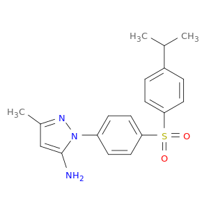 2-[4-(4-Isopropylbenzenesulfonyl)phenyl]-5-methylpyrazol-3-amine