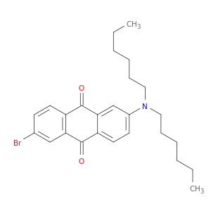 9,10-Anthracenedione, 2-bromo-6-(dihexylamino)-