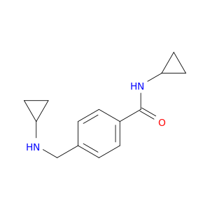 N-Cyclopropyl-4-[(cyclopropylamino)methyl]benzamide