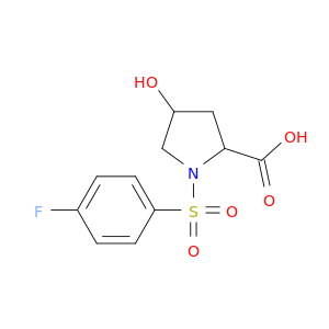 1-(4-Fluorobenzenesulfonyl)-4-hydroxypyrrolidine-2-carboxylic Acid