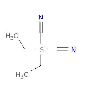 Silanedicarbonitrile, diethyl-
