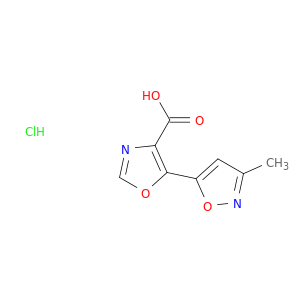 4-恶唑羧酸,5-(3-甲基-5-异恶唑基)-,盐酸盐(1：1)