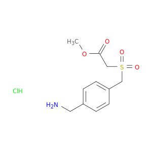 methyl 2-{[4-(aminomethyl)phenyl]methanesulfonyl}acetate hydrochloride