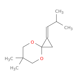 4,8-Dioxaspiro[2.5]octane, 6,6-dimethyl-1-(2-methylpropylidene)-, (E)-