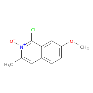 Isoquinoline, 1-chloro-7-methoxy-3-methyl-, 2-oxide