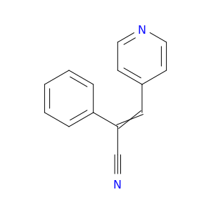 2-phenyl-3-(pyridin-4-yl)prop-2-enenitrile